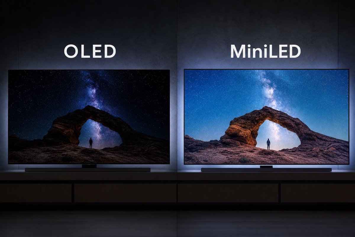 OLED vs Mini LED Fernseher Vergleich