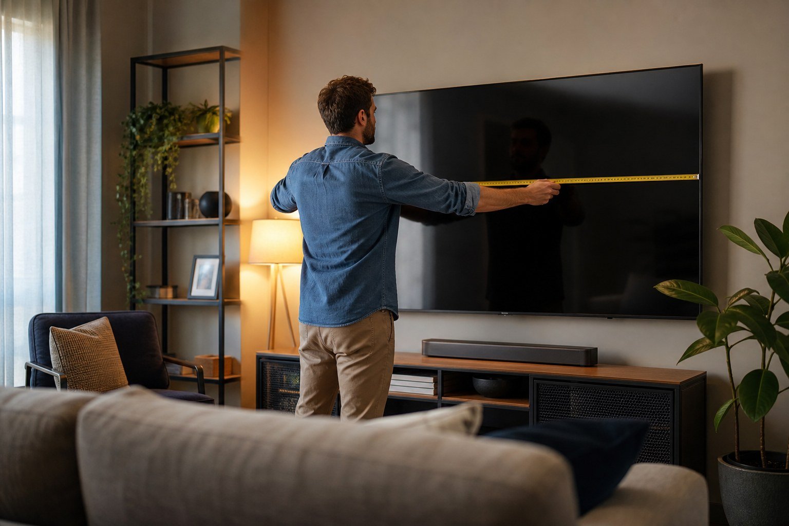 Guía de tamaño de televisor